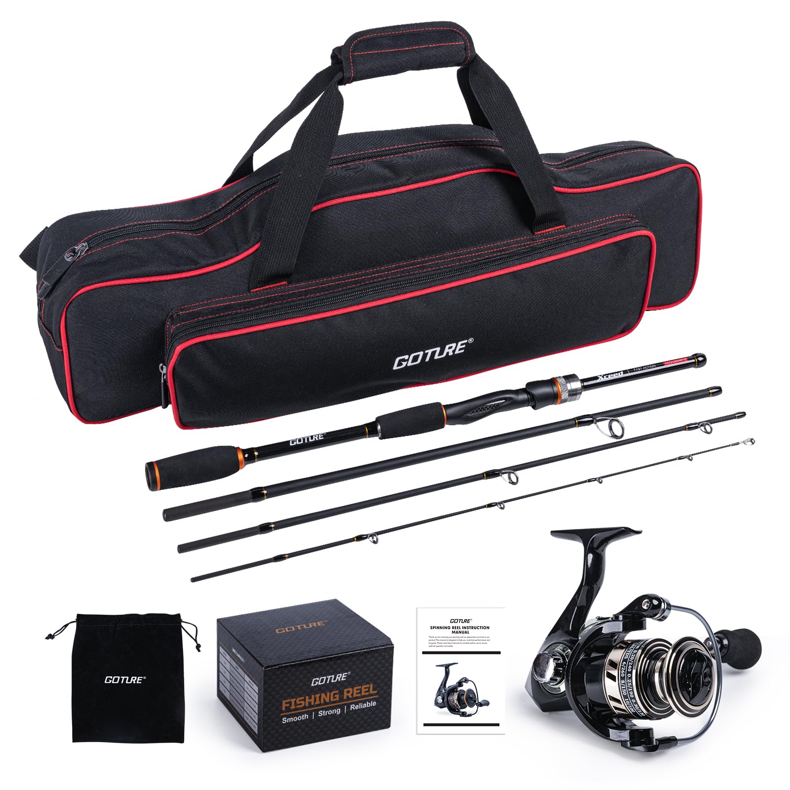 Reel Bag - Goture Set Portatile Canna da Pesca