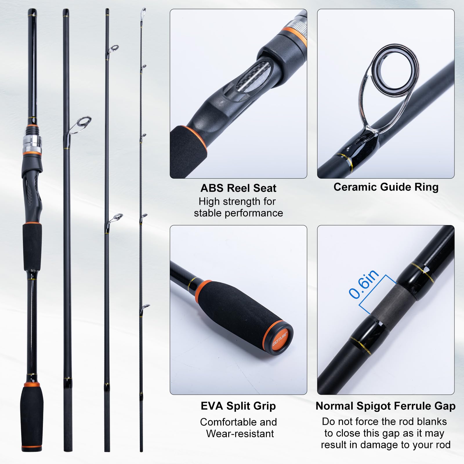 Goture Set Portatile Canna da  - Reel Bag recensione e prezzo