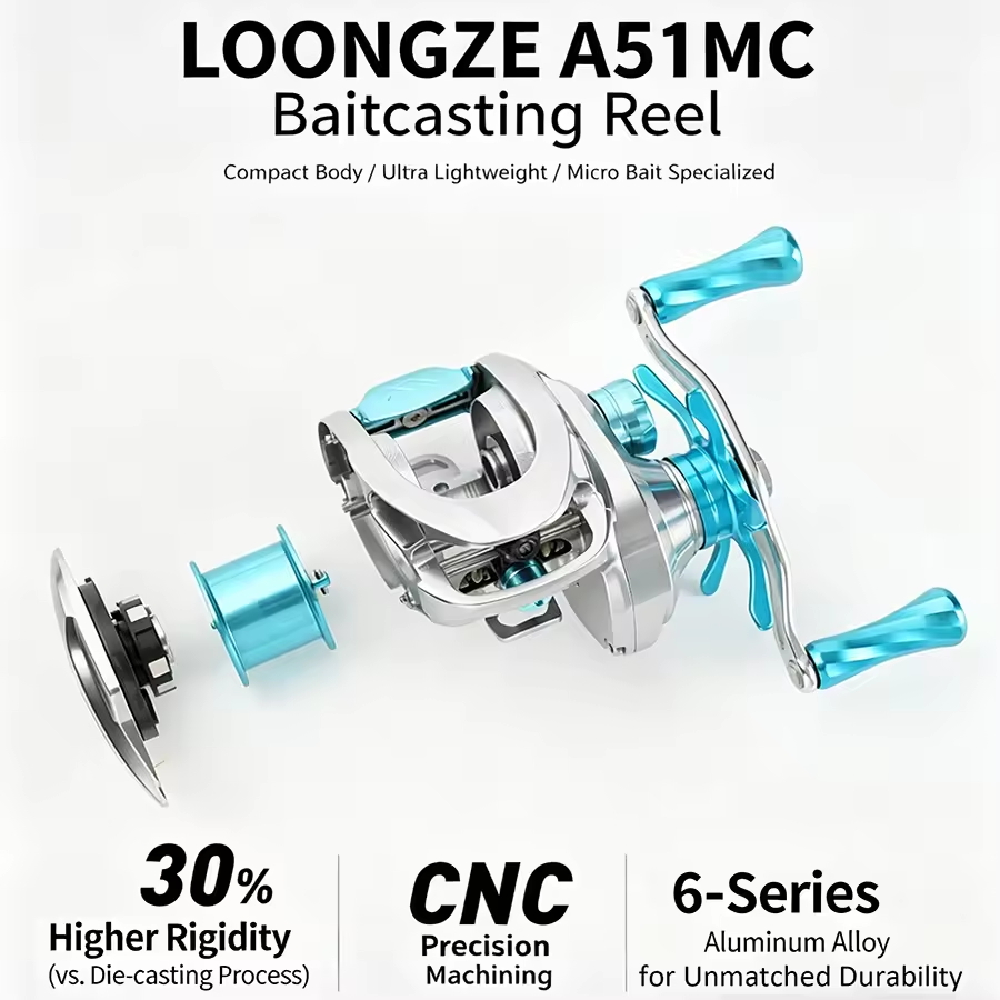 Mulinello da baitcasting a bas - Spincast Reel recensione e prezzo