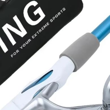 Canna da pesca blu e bianca da - Reel Bag recensione e prezzo