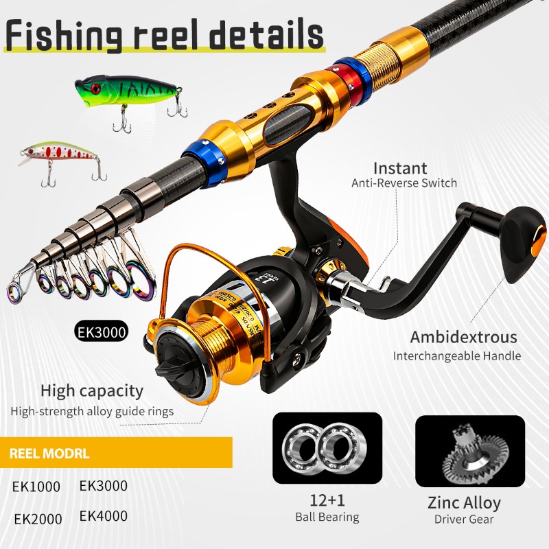 Canna da Pesca Telescopica Por - Reel Bag recensione e prezzo